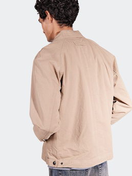 Brixtol Textiles Carter Twill Washed Khaki
