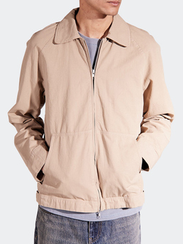 Brixtol Textiles Carter Twill Washed Khaki