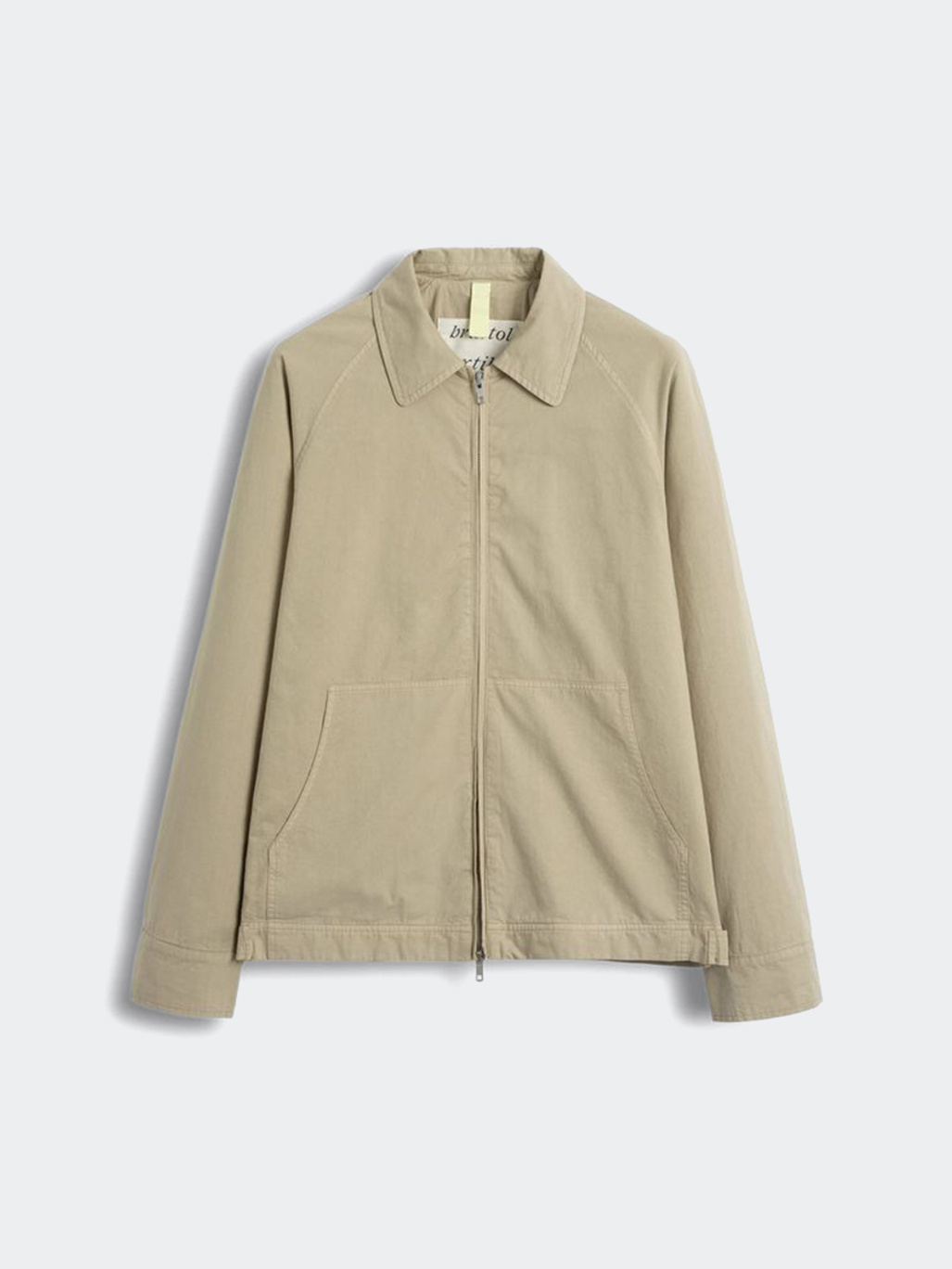 Brixtol Textiles Carter Twill Washed Khaki
