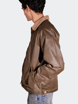 Brixtol Textiles Carter Wax Light Olive