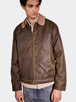 Brixtol Textiles Carter Wax Light Olive