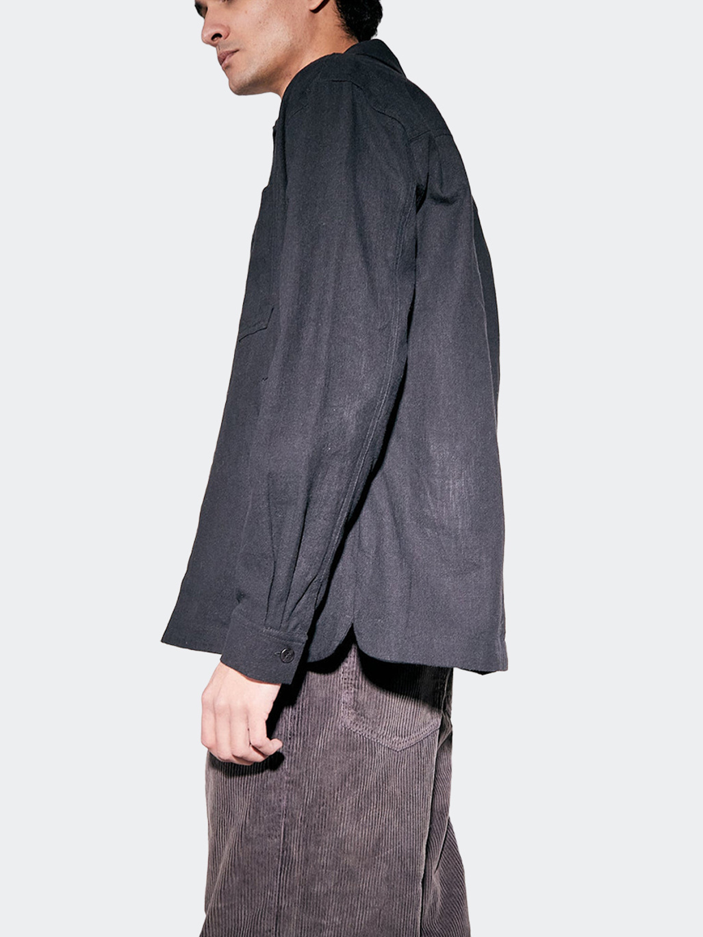 Brixtol Textiles Frank Linen Black