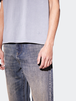 Brixtol Textiles Bt T-Shirt Washed Dusty Blue