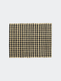 Raffia Small Check Tablett Natur/Svart