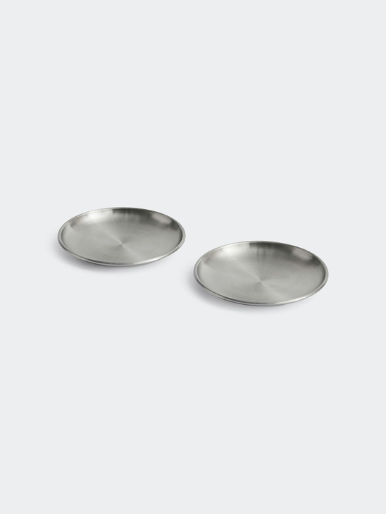 HAY Outdoor Market Steel Plate Set Of 2 Small