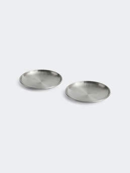 HAY Outdoor Market Steel Plate Set Of 2 Small