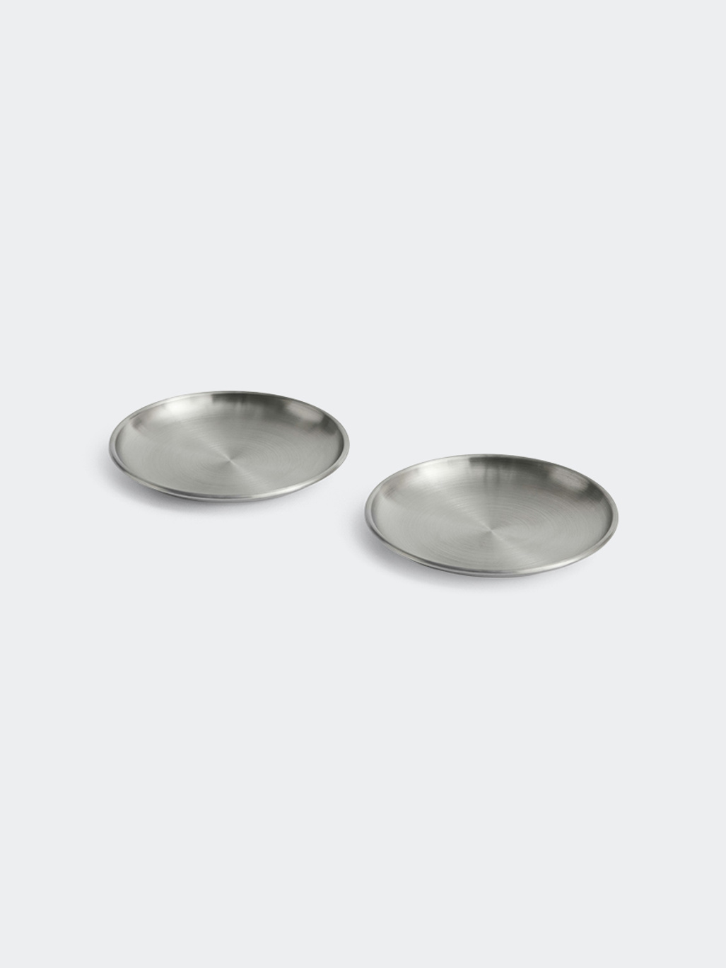 HAY Outdoor Market Steel Plate Set Of 2 Small