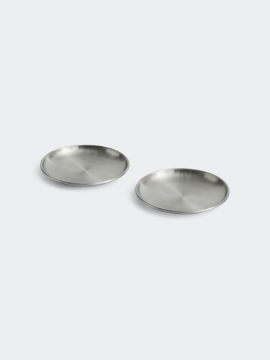 HAY Outdoor Market Steel Plate Set Of 2 Small