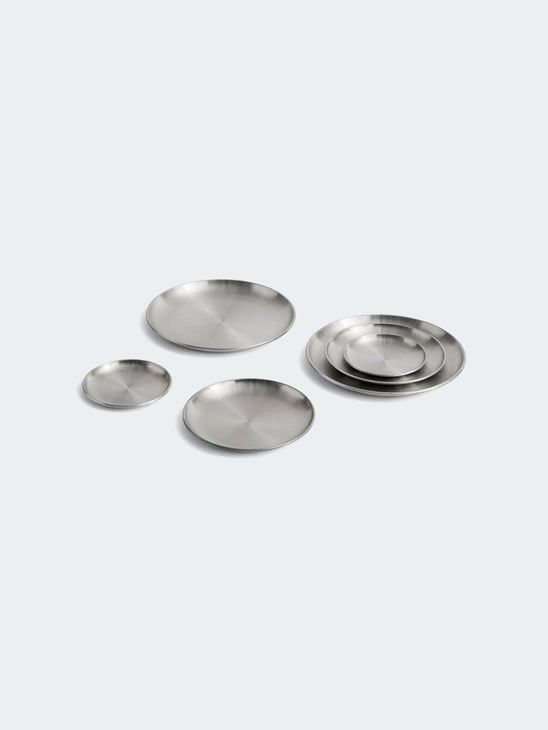 HAY Outdoor Market Steel Plate Set Of 2 Medium