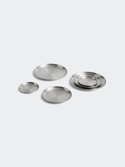 HAY Outdoor Market Steel Plate Set Of 2 Medium