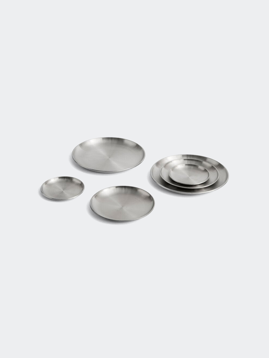 HAY Outdoor Market Steel Plate Set Of 2 Medium
