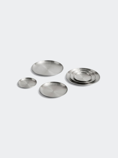 HAY Outdoor Market Steel Plate Set Of 2 Medium