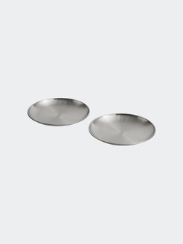 HAY Outdoor Market Steel Plate Set Of 2 Medium