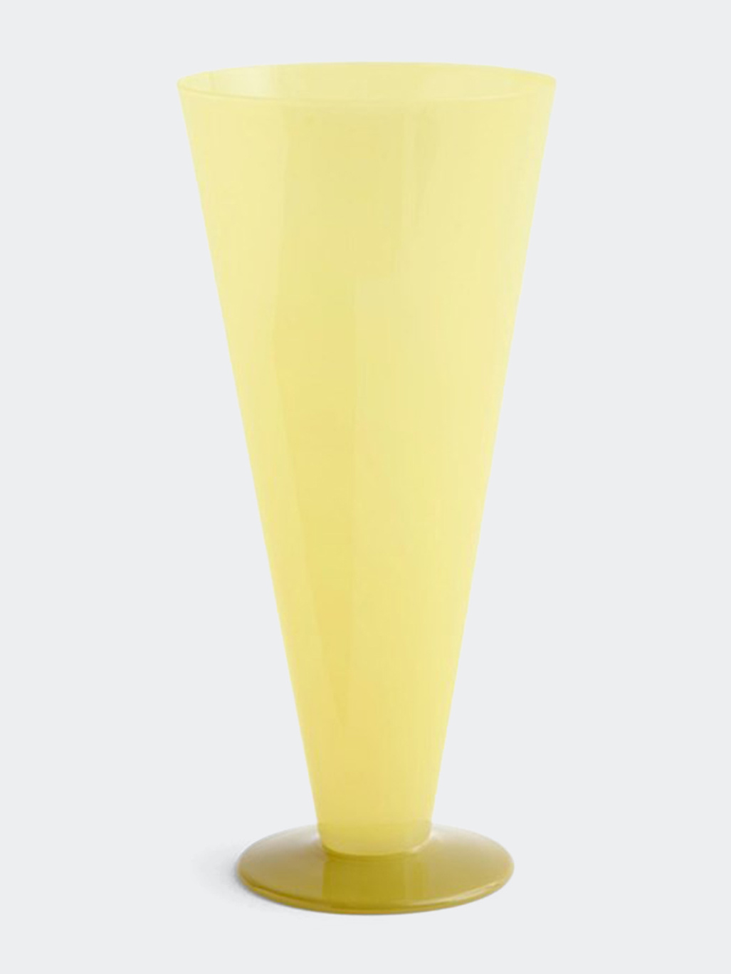 HAY Conical Vase Large Yellow And Lime Green