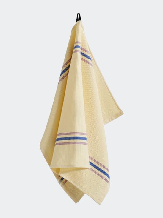 HAY Canteen Tea Towel Cream And Blue