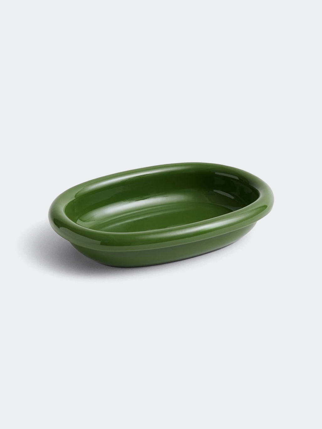 HAY Barro Oval Dish Small Green