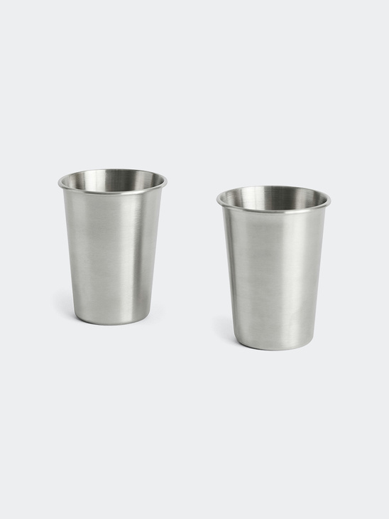 HAY Outdoor Market Steel Cup Set Of 2 Small