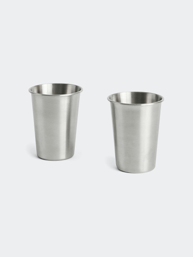 HAY Outdoor Market Steel Cup Set Of 2 Small
