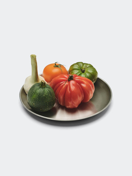 HAY Outdoor Market Steel Plate Set Of 2 Large
