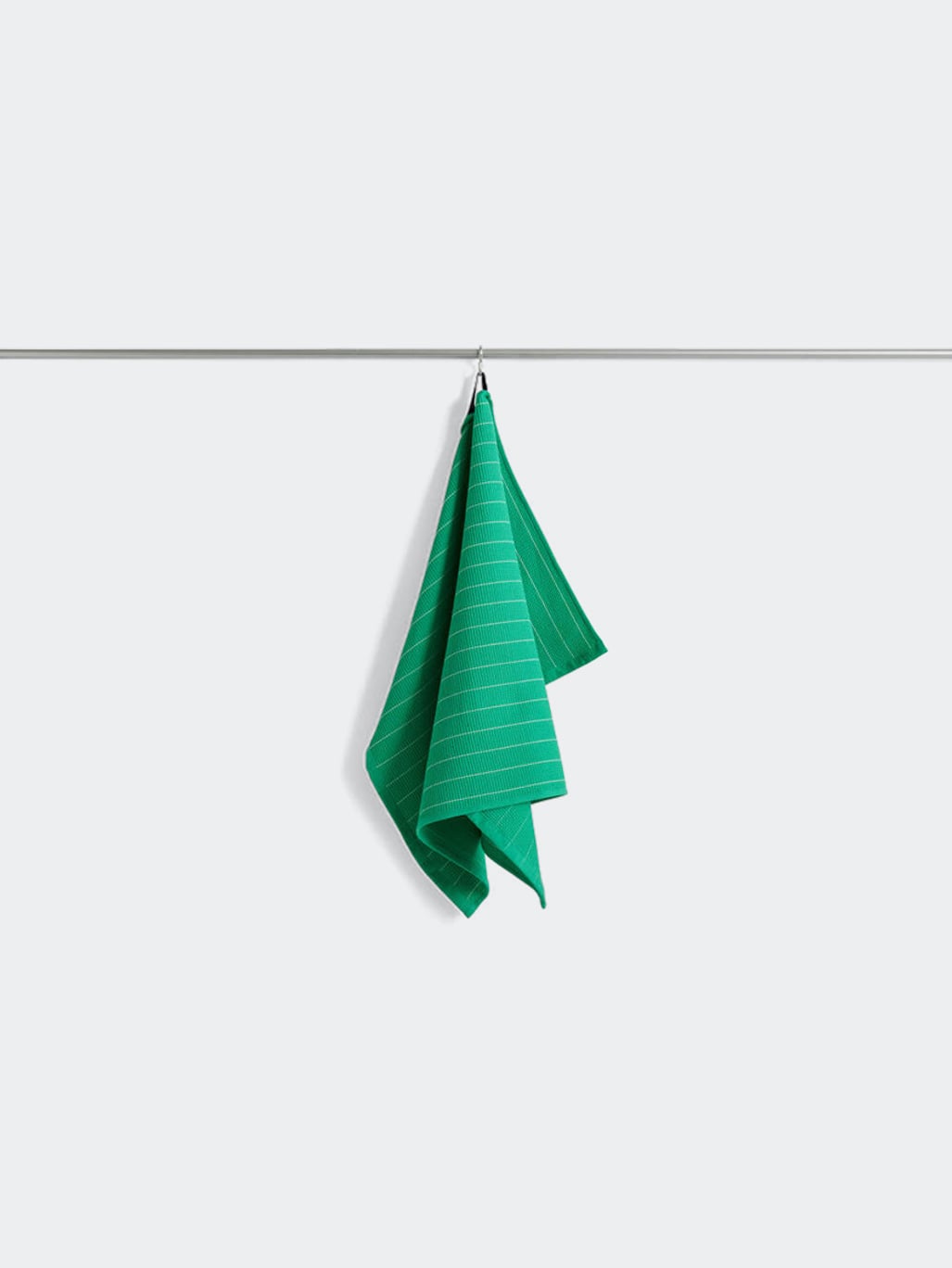 HAY Canteen Tea Towel Emerald Pinstripe