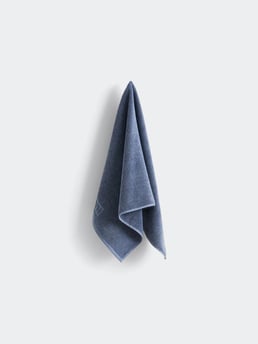 HAY Mono Hand Towel (Organic) 50X90 Steel Blue