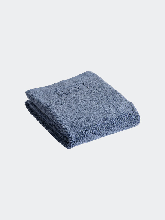 HAY Mono Hand Towel (Organic) 50X90 Steel Blue