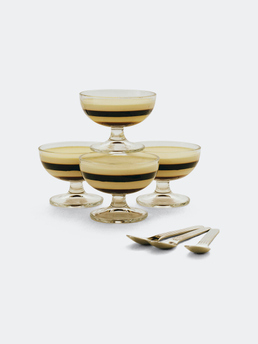 HAY Glass Dessert Bowl Clear