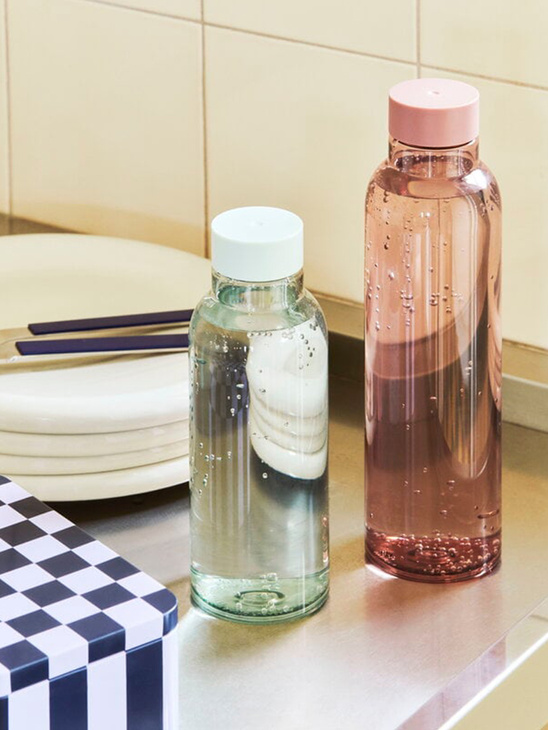 HAY Miz Water Bottle 540 Ml Ice Blue