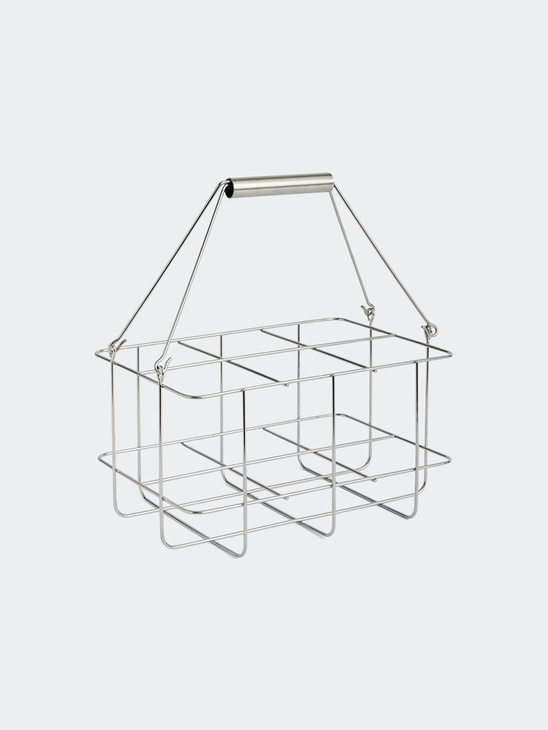HAY Outdoor Market Bottle Carrier Medium Stainless Steel