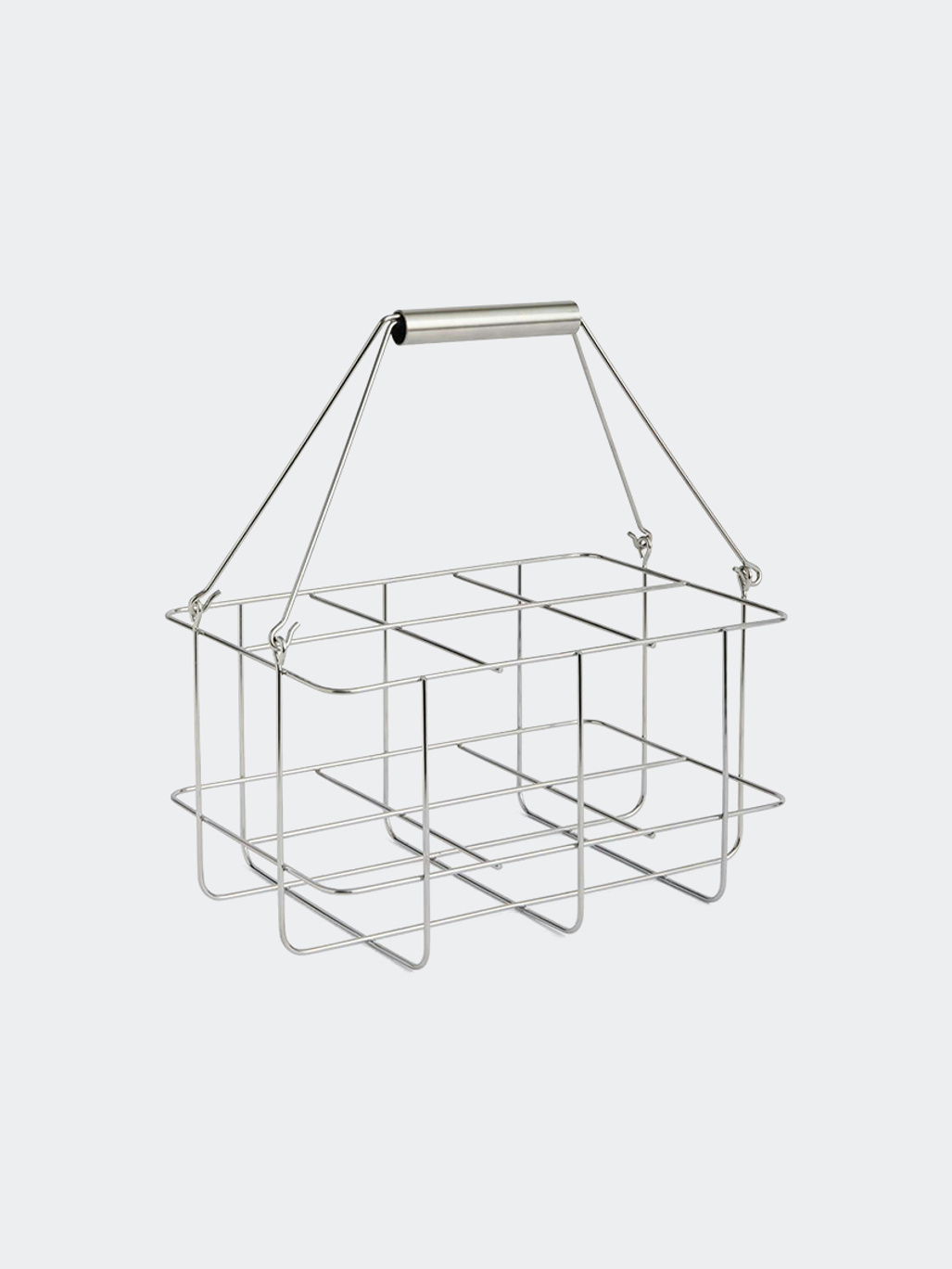 HAY Outdoor Market Bottle Carrier Medium Stainless Steel