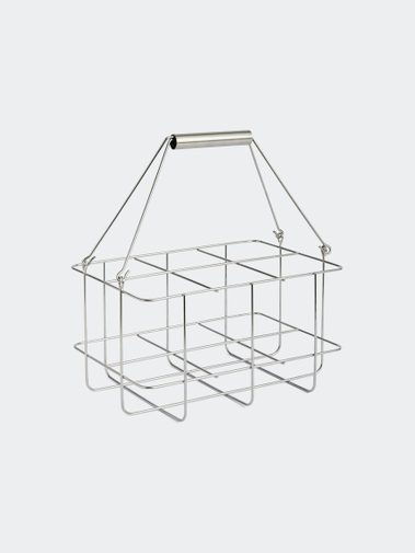 HAY Outdoor Market Bottle Carrier Medium Stainless Steel