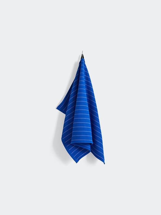 HAY Canteen Tea Towel Blue Pinstripe