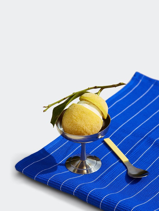 HAY Canteen Tea Towel Blue Pinstripe