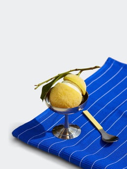 HAY Canteen Tea Towel Blue Pinstripe