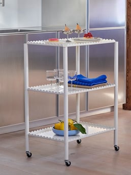 HAY Canteen Tea Towel Blue Pinstripe