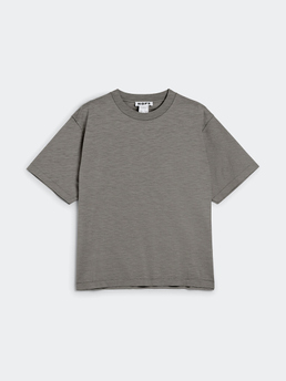 Hope Boxy Tee Sage Grey Hemp Rib
