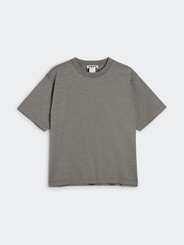 Hope Boxy Tee Sage Grey Hemp Rib