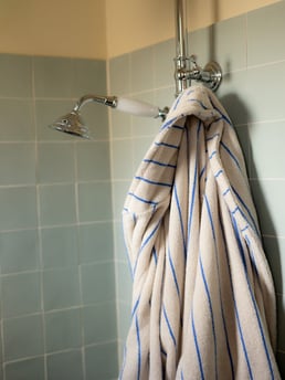 Bongusta Bath Robe Moonbeam/Ultra Marine
