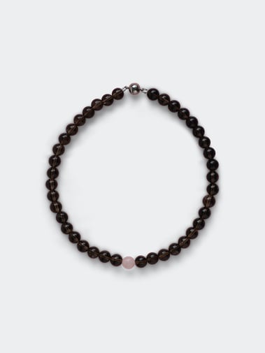 Kläm Stones Julie Necklace Smoke Brown