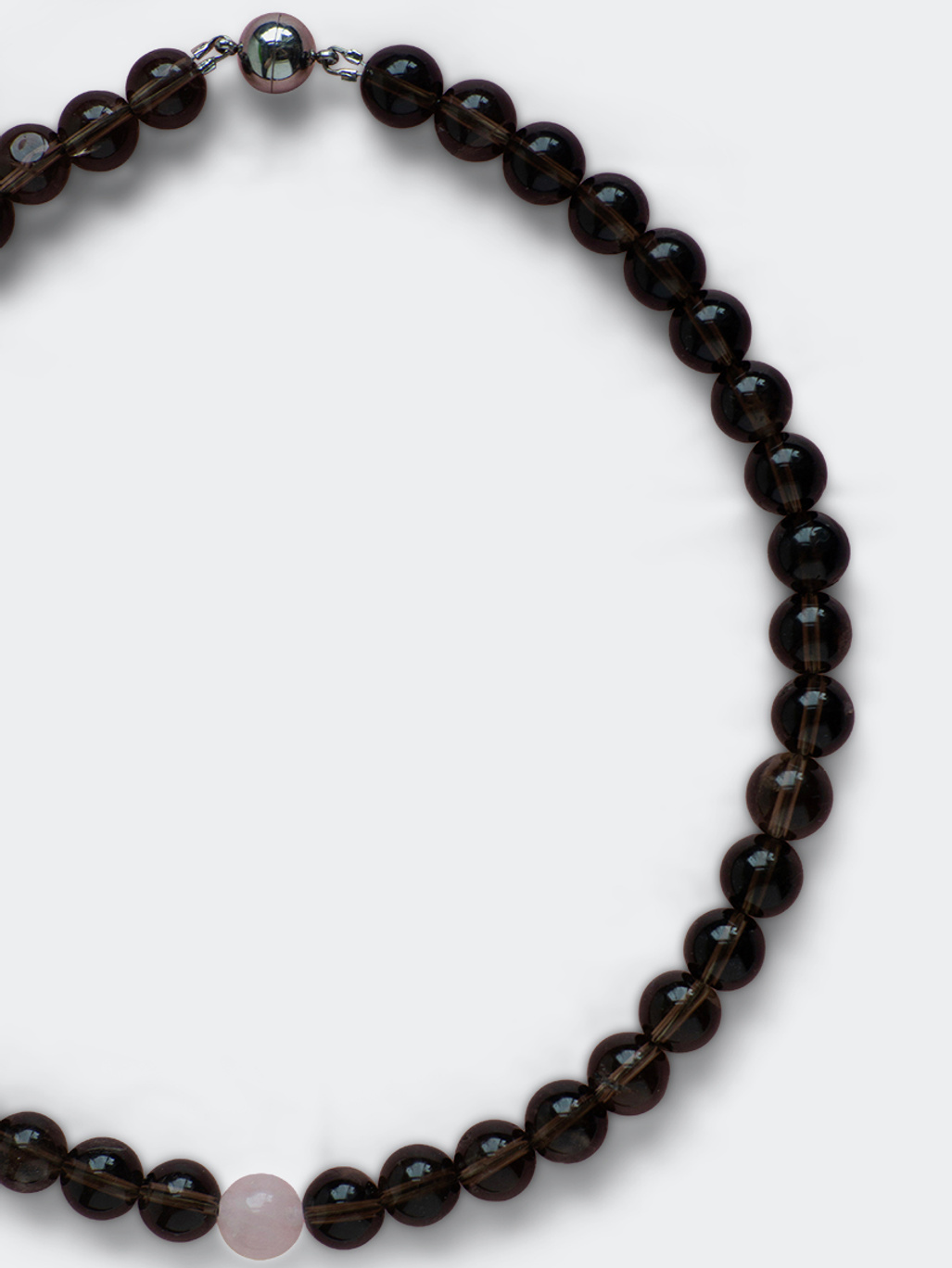 Kläm Stones Julie Necklace Smoke Brown