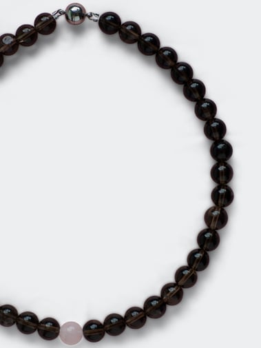 Kläm Stones Julie Necklace Smoke Brown