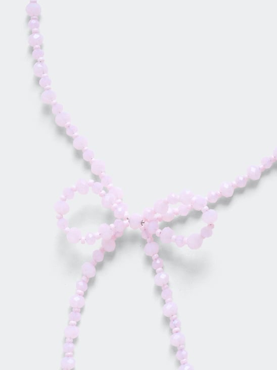 Kläm Stones Liselotte Necklace Dusty Pink
