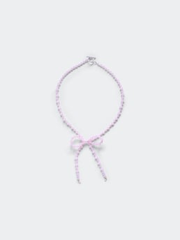 Kläm Stones Liselotte Necklace Dusty Pink