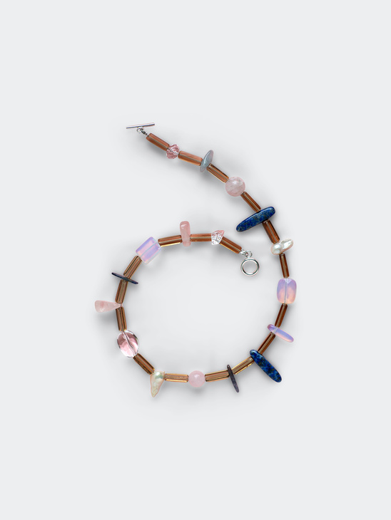 Kläm Stones Sigrid Necklace Smoke Mix