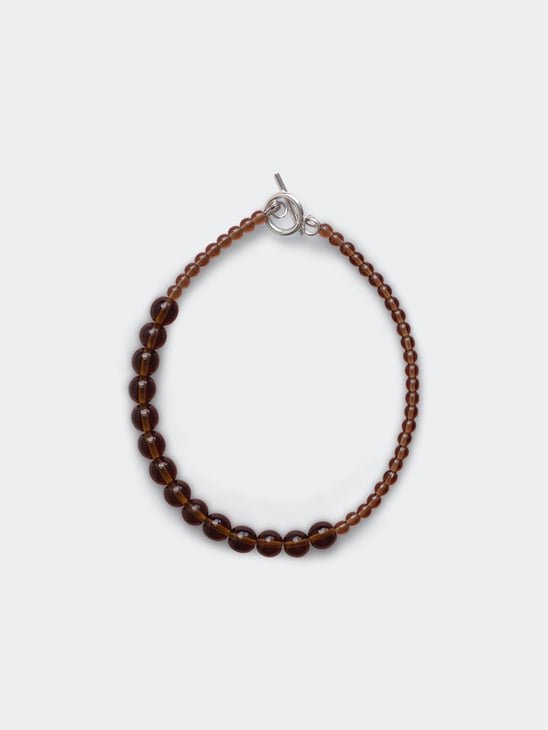 Kläm Stones Gittan Anklet Smoke Brown