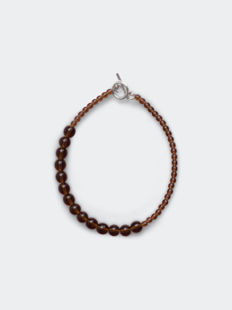 Kläm Stones Gittan Anklet Smoke Brown