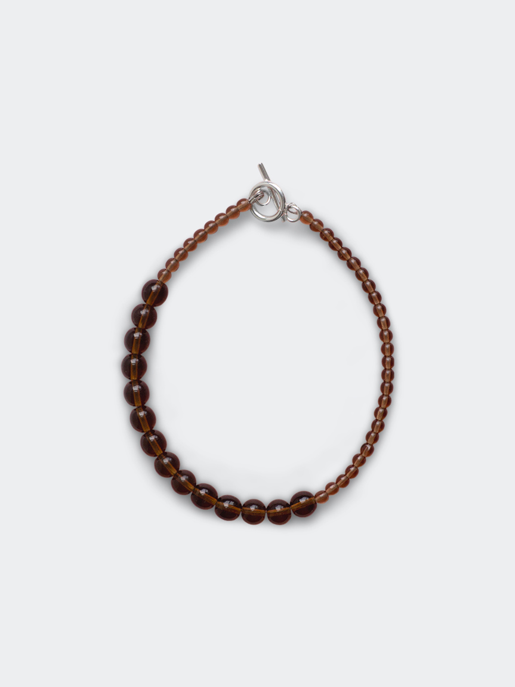Kläm Stones Gittan Anklet Smoke Brown
