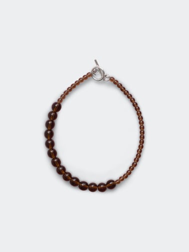 Kläm Stones Gittan Anklet Smoke Brown