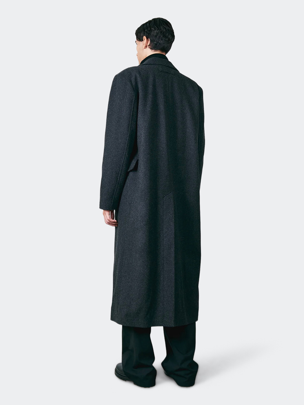 Brixtol Textiles Hugo Black Melange