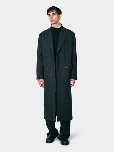 Brixtol Textiles Hugo Black Melange